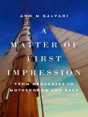 cover image of A Matter of First Impression